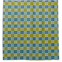 Aquamarines blaues Olive Gelbes Lila Muster