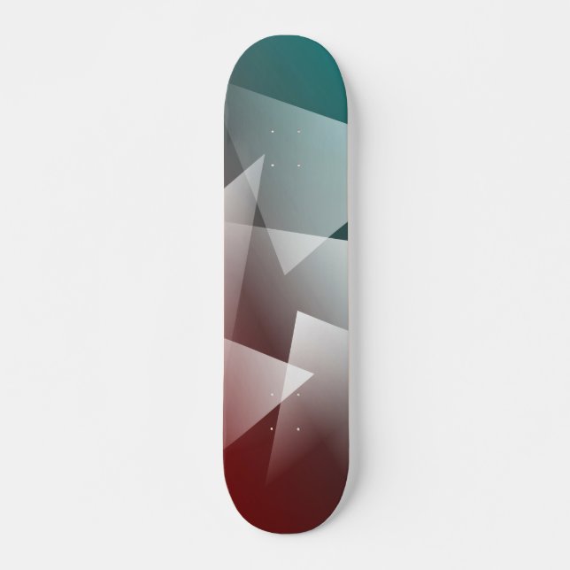 aquamarines Bordeaux Skateboard (Vorne)