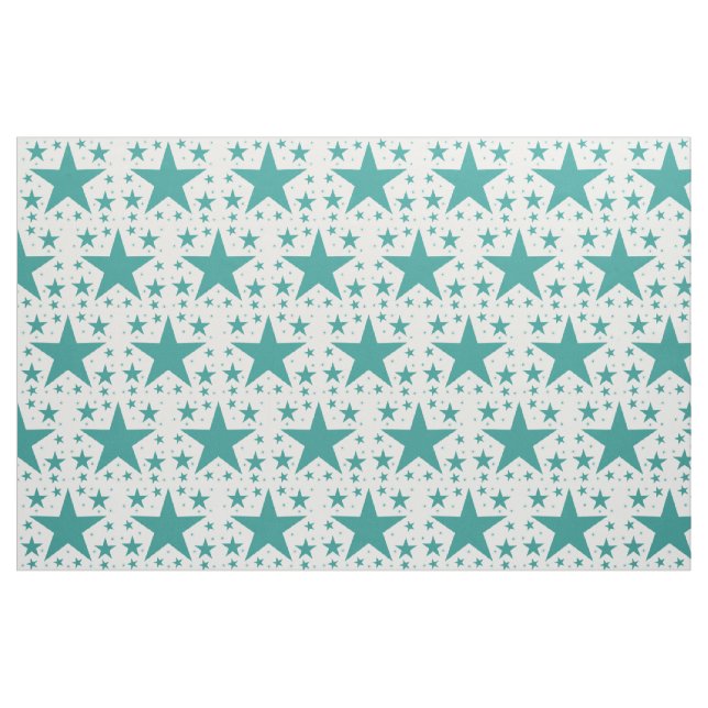 Aquamarines Design der Superstar Collection Stoff (Fat Quarter (45,7 x 55,9 cm))