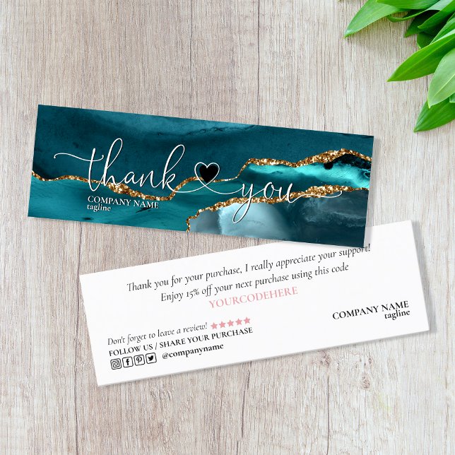 aquamarines Drehbuch Herzlichen Dank für die Beste Mini Visitenkarte (Von Creator hochgeladen)