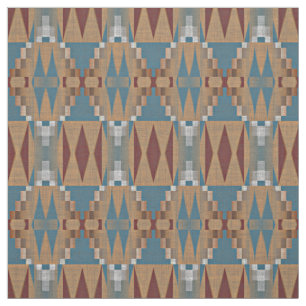 Aquamarines dunkles rotes Tan Brown ethnisches Mos Stoff