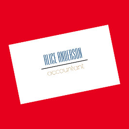 Aquamarines, einfaches geometrisches, modernes Buc Visitenkarte