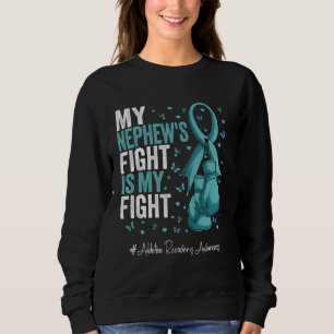 Aquamarines Erholung-Bewusstsein für das Verbot vo Sweatshirt