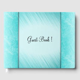 Aquamarines Gästebuch aus Marble Columns