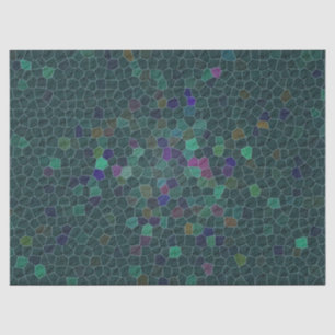 Aquamarines grünes seidenpapier