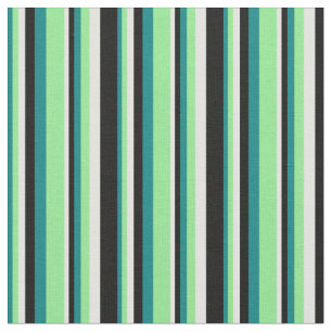 Aquamarines, hellgrünes, hellblaues und schwarzes  stoff