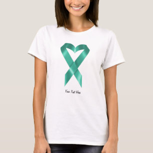 Aquamarines Herz-Band (kundengerecht) T-Shirt