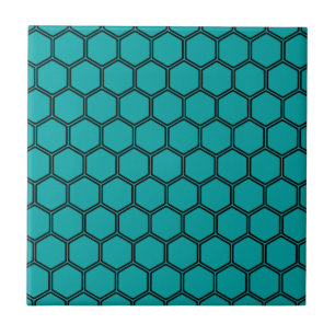 Aquamarines Hexagon 3 Fliese