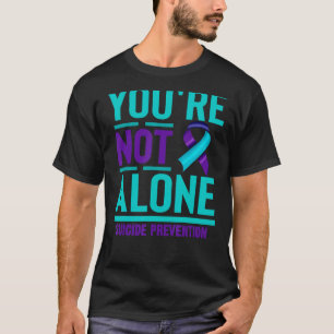 Aquamarines Lila Bewusstsein für psychische Gesund T-Shirt