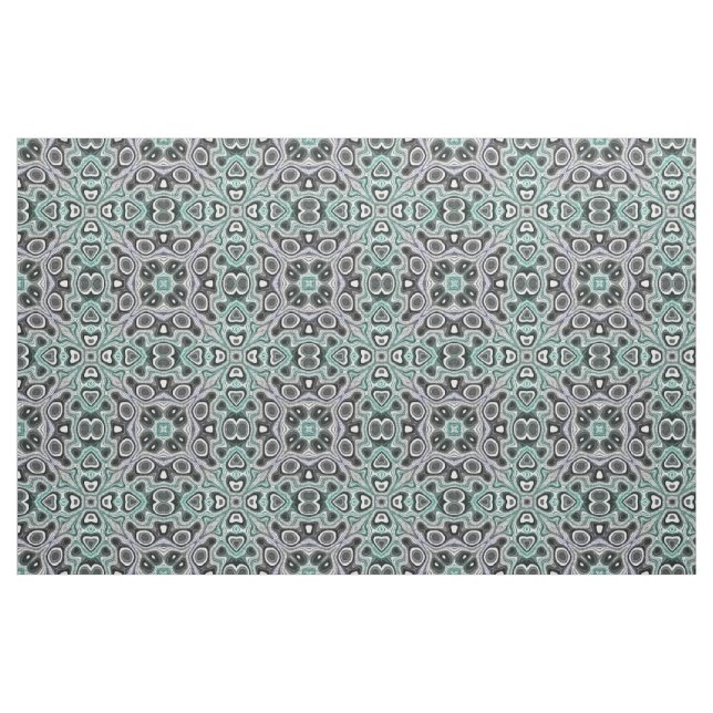 Aquamarines, Lila Retro-Chic Mosaikmuster im Jugen Stoff (Fat Quarter (45,7 x 55,9 cm))