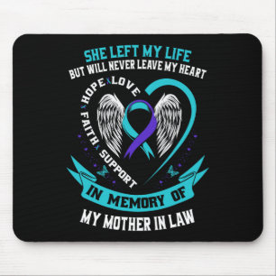 Aquamarines Lila Selbstmordbewusstsein Shirt Mutte Mousepad