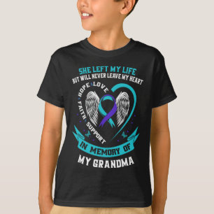 Aquamarines Lila Selbstmordbewusstsein Shirt Oma P