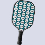 Aquamarines Logo-Geschäftsmodell Pickleball Schläger<br><div class="desc">Einfaches Logo-Design zur Förderung der Markentreue und zur Förderung Ihres kleinen Unternehmens. Ersetzen Sie das Logo durch Ihr eigenes,  um es anzupassen. Nutzen Sie sie selbst,  zum Sponsoring oder für Ihre Mitarbeiter,  Kunden und Kunden.</div>