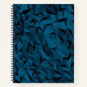 Aquamarines Low-Poly Bullet Journal / Lined Notebo Notizbuch