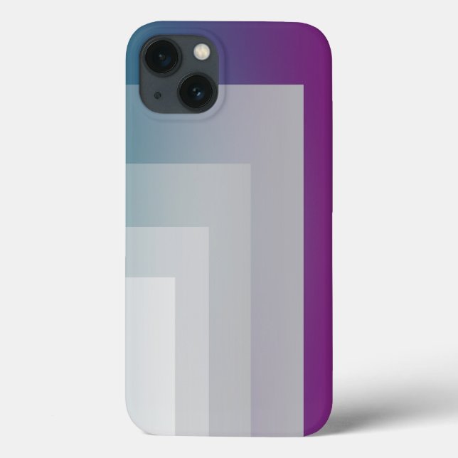 Aquamarines Magenta grau Case-Mate iPhone Hülle (Rückseite)