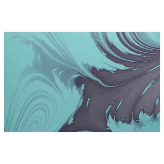 Aquamarines Marmorgewebe Stoff (Yard (91,4 cm))