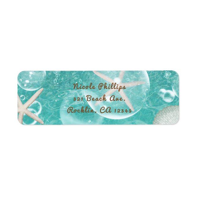 Aquamarines Meeresfrüchte- und -blasen-Party (Vorne)