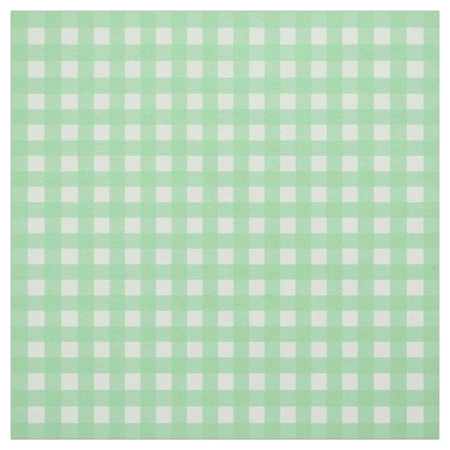 Aquamarines Mini Gingham Kariertes Prüfmuster Stoff (Muster)