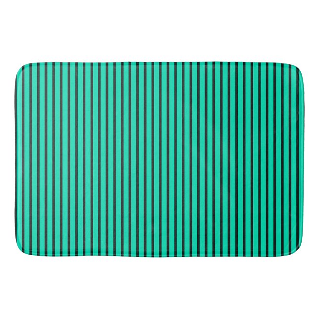 Aquamarines Muster Badematte (Vorderseite)