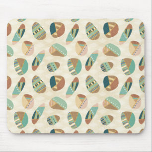 Aquamarines Muster Geo Schritt-  im Freien Mousepad