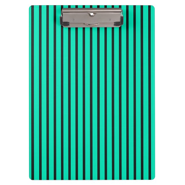 Aquamarines Muster Klemmbrett (Vorderseite)