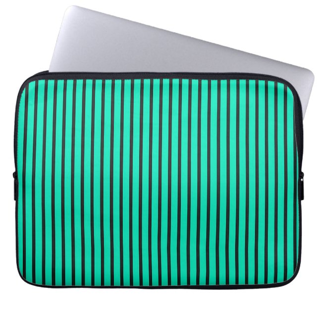 Aquamarines Muster Laptopschutzhülle (Vorderseite)