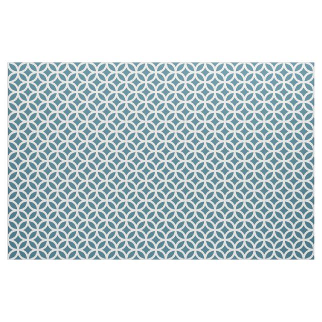 Aquamarines Muster Stoff (Yard (91,4 cm))
