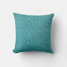 Aquamarines Muster (von William Morris)