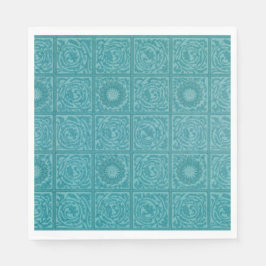 Aquamarines Muster (von William Morris) Serviette