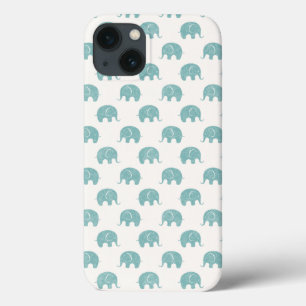 Aquamarines Niedliches Elefantenmuster Case-Mate iPhone Hülle