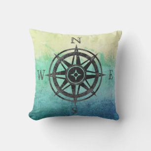 Aquamarines Ombre Sea Kissen