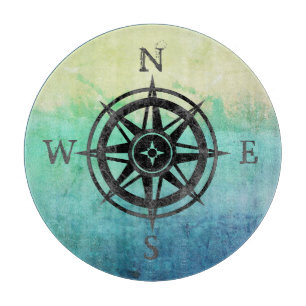 Aquamarines Ombre Sea Schneidebrett