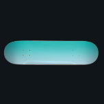 Aquamarines Ombre Skateboard<br><div class="desc">Aquamarine Ombre Skate-Brett-Plattform</div>