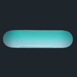 Aquamarines Ombre Skateboard<br><div class="desc">Aquamarine Ombre Skate-Brett-Plattform</div>