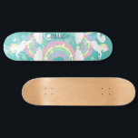 Aquamarines Rainbow Unicorn Skateboard<br><div class="desc">Unicorn Skateboard mit aquamarinem Hintergrund und farbenfrohen Regenbögen und Einhörnchen für Sie bereit zu personalisieren. ✔ HINWEIS: ÄNDERN SIE NUR DIE VORLAGEBEREICHE, DIE SIE BENÖTIGEN! 😀 Sie können den Text bei Bedarf entfernen und neu hinzufügen, was immer Sie möchten und welchen Schriftart Sie möchten. 📌 Wenn Sie weitere Anpassungen benötigen,...</div>