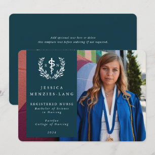 Aquamarines registriertes Foto für Krankenschweste Ankündigung