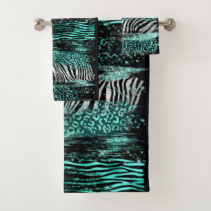 Aquamarines Safari-Handtuch Badhandtuch Set