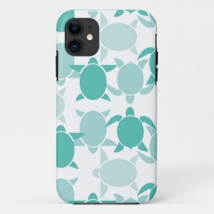 Aquamarines Schildkrötenmuster Case-Mate iPhone Hülle