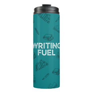 Aquamarines Schreiben von Fuel Travel Mug Thermosbecher