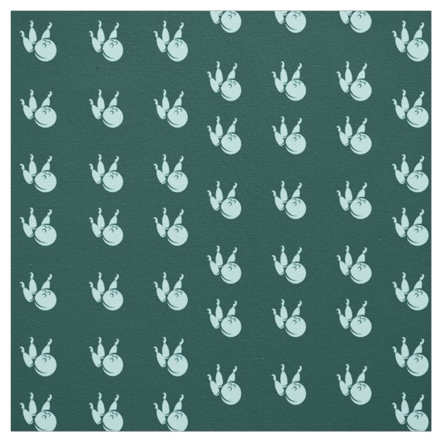 Aquamarines Set im Bowling Stoff (Muster)