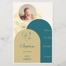 Aquamarines Taufmenü