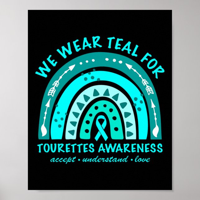 Aquamarines Tourette-Syndrom, Bewusstlosigkeit Reg Poster (Vorne)