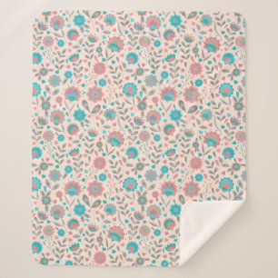 Aquamarines u. korallenrotes sherpadecke