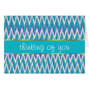 Aquamarines und Amethyst iKat Zickzackmuster