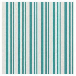 Aquamarines und beigefarbenes Muster Stoff