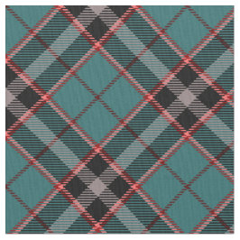 Aquamarines und Kariertes Muster Vintag Tartan Fab Stoff