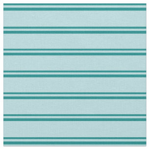 Aquamarines und Pulverblau gestreiftes Muster Stoff