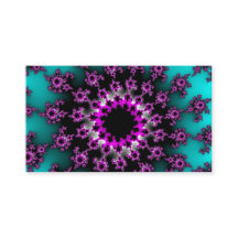 Aquamarines und schwarzes Auge