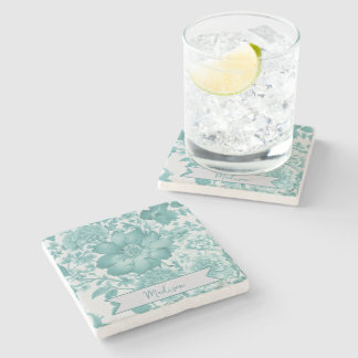 Aquamarines Vintages Chinoiserie Florenz Personali Steinuntersetzer