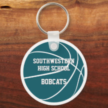 aquamarines weißes Sportteam Gastgeschenk Basketba